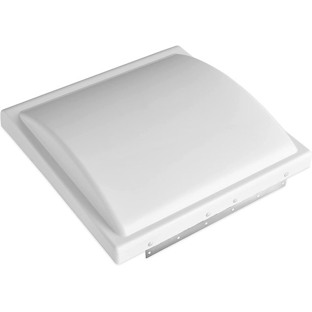 Hike Crew Smoked Fan Sunroof Lid for 14” RV Roof Vent Fans White