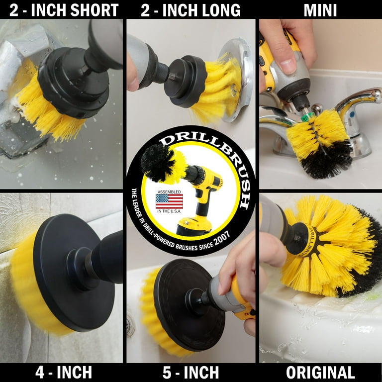 Cleaning Supplies - Bathroom Accessories Drill Brush Grout Cleaner Sink Bathtub