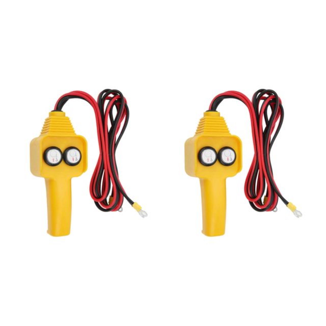 Scienceny Manija de control de cabrestante eléctrico 12V 24V Controlador de cabrestante Parte de interruptor con cable Tipo 1 2piezas