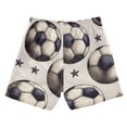thumbnail image 2 of Retro Style Football with Stars Swim Trunks Board Shorts Beach Pants Bathing Bottoms L, 2 of 8