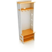 No Tools Assembly - Adjustable Storage Console, Orange
