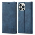 thumbnail image 2 of LC.IMEEKE Leather For iPhone 14 Pro Case, Flip Wallet Leather Case with Card Holder Magnetic Closure Shockproof Kickstand Protective Phone Cases Cover For iPhone 14 Pro,Blue,For iPhone 14 Pro, 2 of 10