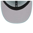 thumbnail image 5 of Men's New Era  Aqua Miami Dolphins Low Profile 9FIFTY Snapback Hat, 5 of 6