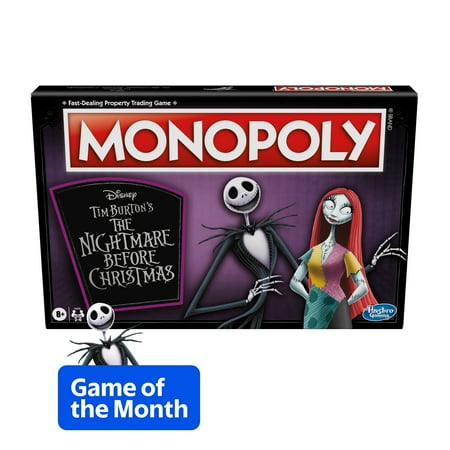 Monopoly Nightmare Before Christmas, Halloween Game (Walmart Exclusive)