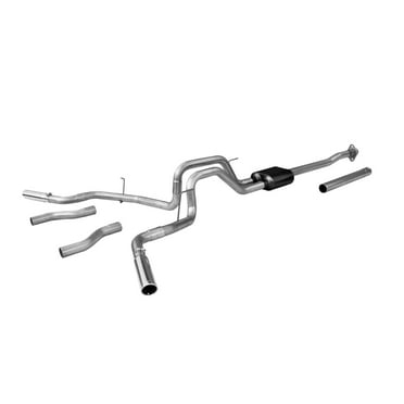 Flowmaster 817522 Cat-back System 409S - Dual Rear/Side Exit - American Thunder - Moderate Sound