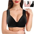 thumbnail image 7 of Aboser Womens Front Closure Bra Full Coverage Everyday Bras Beauty Back Comfort Sports Bras Easy Close Bra Front Buckle Corset Underwear 2 Pcs Pack, 7 of 7