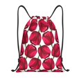 thumbnail image 1 of Xecao Tulips Flowers Pattern Sports Drawstring Backpack - String Swim Gym Bag with Wet Proof Pocket for Women&Men-Medium, 1 of 6