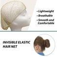 thumbnail image 5 of Popular Life Violette Fine Mesh Hair Nets, Fits Adult and Youth, Blonde (Pack of 24), 5 of 5
