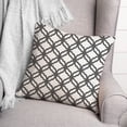 thumbnail image 3 of Creative Products Gray Lattice Pattern 18 x 18 Indoor / Outdoor Pillow, 3 of 3