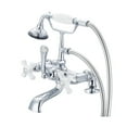 thumbnail image 2 of Water Creation F6-0007-03-AX Vintage Classic 7 in. Spread Deck Mount Tub Faucet - Oil-Rubbed Bronze&#44; Brown, 2 of 5