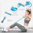 thumbnail image 4 of Multi-Function Tension Rope, Bodybuilding Expander Elastic Resistance Band Yoga Exercise Equipment Waist Arm Leg Exerciser Portable Home Gym Equipment For Fitness Slimming Training, 4 of 7