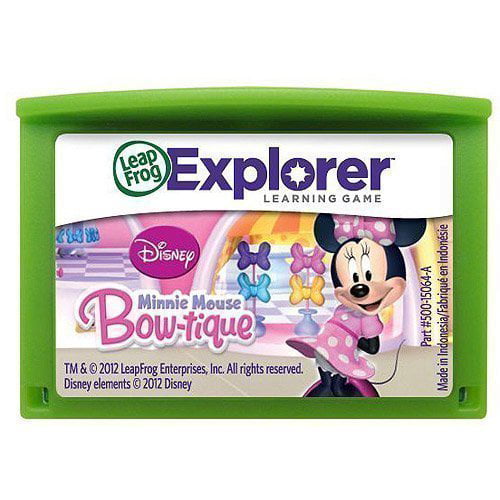 LeapFrog Explorer Disney Minnie's Bow-tique Supe - Walmart.com