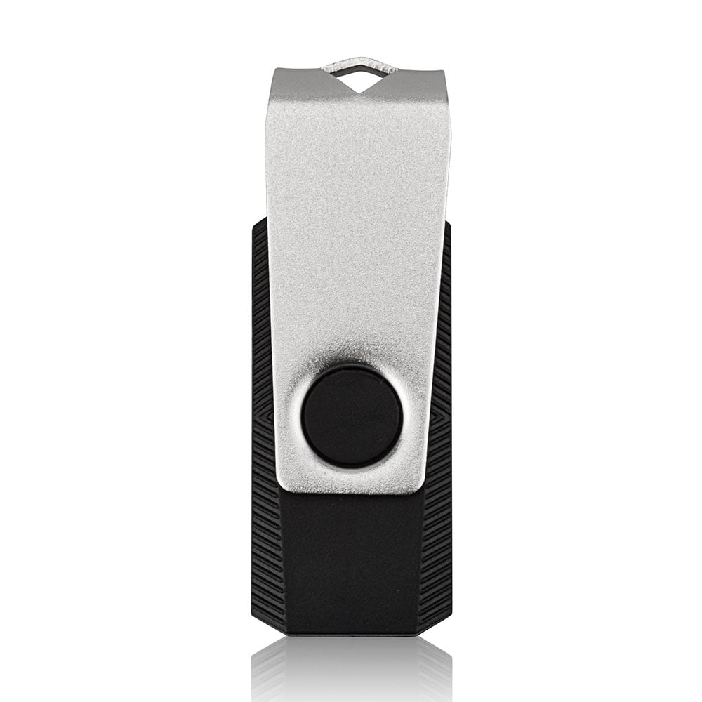 KOOTION 50PCS 1GB Bulk USB 2.0 Flash Drive Swivel Memory Stick Thumb Drives Pen Drive, Black