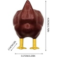 thumbnail image 5 of Imán de trasero de pollo, imanes de refrigerador de trasero de pollo, pegatinas colgantes de llaves de trasero de pollo, regalo divertido, 5 of 5