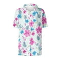 thumbnail image 5 of Youyipin Women'S Clothing Hawaiian Shirts For Women Summer Beach Shirt Tropical Shirts Womens Hawaii Button Down Short Sleeve Blouses Button Up Tops Beach Vacation Clothes, 5 of 5