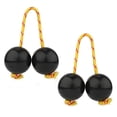 thumbnail image 1 of 1 Pairs of Rhythm Balls, Shaker Cup Instruments Classic African Rattles Hand Percussion Instruments (Black), 1 of 6
