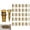 50 pcs#A18, variant on 6×14mm Short Expansion Screws with Anchors, Heavy Duty Thread Restoration Kit, Ideal for Cabinet Hinge Repair, Compatible with Tile, Stone, Wood for Household Installation(10Pcs)