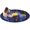 thumbnail image 2 of Kid Essentials - Geography & Environment Cosmic Wonders, 5'4" Round, Black, 2 of 5