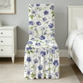 thumbnail image 5 of Chair Covers for Dining Room With Skirt's, Stretch Chair Protector Slipcovers,Flower Print Stool Cover High Elasticity All-Over Chair Cover, 5 of 7