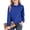 8# Dark Blue, variant on Huankd Girls' Polo Shirts Long Sleeve School Uniform Soft Classic Collar Top Dark Blue 4-5Y
