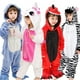 thumbnail image 2 of Conjuntos de pijamas Kigurumi de unicornio para niños, disfraz de dibujos animados de animales para Halloween, Navidad, pijamas para niños de 4 a 12 años, 2 of 4