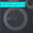 thumbnail image 6 of Creative Grids Quilt Ruler Circles – Set of 5 Acrylic Discs with Non-Slip Grip for Circle Cutting and Appliqué, 6 of 6