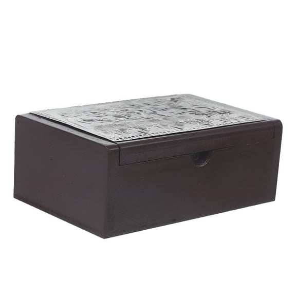 LAMIRO Wooden Recipe Box Recipe Card Holder Container Wooden Recipe Holder Card Storage Case For Desktop