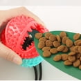 thumbnail image 4 of Juguete de silicona con ventosa para perro, Bola de empuje para masticar, Limpieza de dientes, cepillo de dientes para cachorro, mordedura grande, 4 of 4
