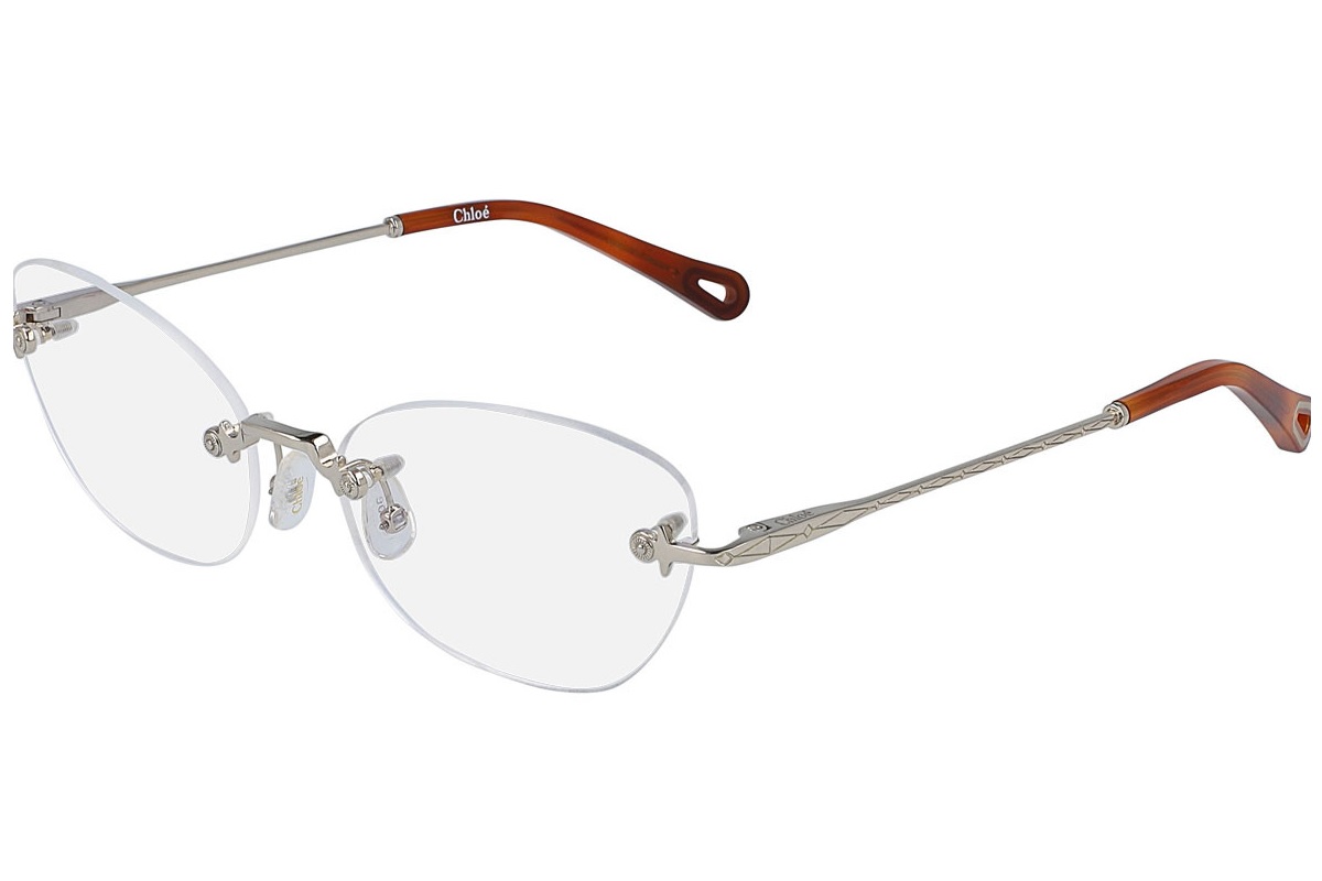 クラシック Chloe Chloe Cateye Eyeglasses CE2154 906 Washed Gold 57mm 2154