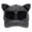Black, variant on Y2K Cat Ear Trucker Hat with Detachable Sunglasses Vintage Washed Baseball Cap Pilot Style UV Protection Snapback
