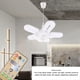 thumbnail image 3 of Luz De Ventilador Con Atenuación, Ventiladores De Techo Multifuncionales E27 Con Luces 3 Luces Para Dormitorio, 3 of 7