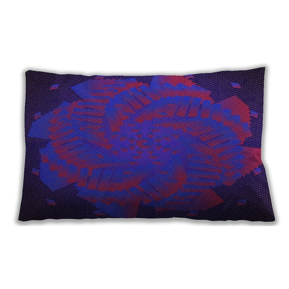 Ahgly Company Outdoor Rectangular Contemporary Lumbar Throw Pillow, 13 inch by 19 inch