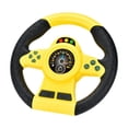 thumbnail image 4 of HILABEE Simulation Steering Wheel Toy Car Driving Toy for Preschool Ages 2 3 4 Years yellow without base, 4 of 9