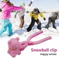 thumbnail image 4 of Clip para Bolas Nieve en Forma Oso Juguete Lucha Invierno () Rosa, 4 of 7