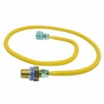 thumbnail image 4 of BrassCraft CSSL45E-48 P 3/8-Inch Outer Diameter Safety Plus Gas Appliance Connector with Excess Flow Valve, 4 of 4