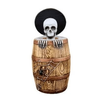 Halloween Decorations Indoor, Skeleton with Brown Water Bucket for Halloween in The Dark Party Decoration, Animated Fart Joke In Bucket Halloween, for Indoor Outdoor Garden Lawn Yard Decorations