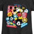 thumbnail image 3 of Disney - Mickey Sticker Look - Youth Girls Short Sleeve Graphic T-Shirt, 3 of 5