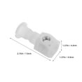 thumbnail image 2 of TEHAUX 1 Set Toilet Mounting Plate Nylon White for Toilets Wall Mounting, 2 of 8