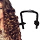 thumbnail image 1 of Diadema para el cabello Jadeshay Rizos sin calor Espuma suave Negro moderno, 1 of 7