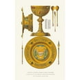 thumbnail image 2 of Fedor Grigoryevich Solntsev 17x24 Gold Ornate Framed and Double Matted Museum Art Print Titled - Potir, Diskos, Lzhitsa I Kopie, Zolotye, Sdlannye Pri Tsare Feodore Alekseeviche V 1680 Godu, 2 of 4