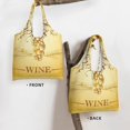 thumbnail image 2 of Vsdgher Bunch of Grapes Print canvas Tote Bag, Lightweight Cloth Bags, Suitable for shopping, groceries, travel, 2 of 4