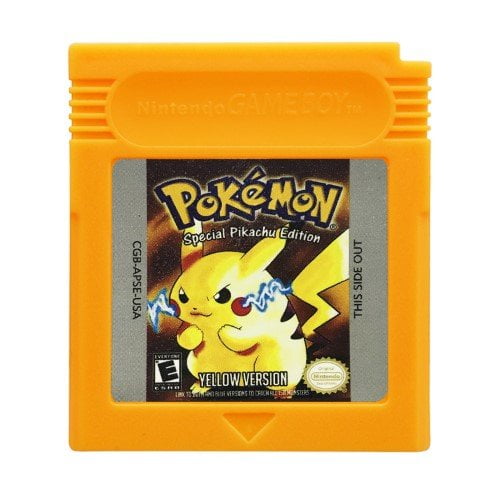 Video Games Cartridge Compatible for GB&GBC Handheld Console Pokemon Yellow Game Boy