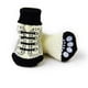 thumbnail image 4 of Calcetines Non-Slip para Perro Gato de Garra Negro L Yinane Calcetines patrón blanco y negro cordones de los zapatos animal doméstico del perro de perrito del gato antideslizantes con linda pata L, 4 of 8