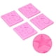 thumbnail image 3 of 4PCS Fondant Molds Portable Nonstick High Temperature Resistance Silicone Fondant Cake Mold, 3 of 3