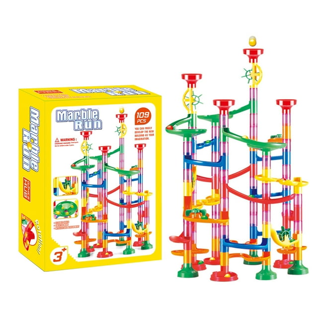 Track Marble Toys, Multiple Assembly Methods Marble Run Building Blocks for School