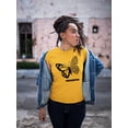 thumbnail image 2 of Butterfly W Leopard Print T-Shirt Women -Image by Shutterstock, Female 3X-Large, 2 of 4