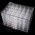 thumbnail image 4 of TISHITA 120 Grids Jewelry Beads Nail Art Tips Storage Box Container Case Organizer Clear, 4 of 7