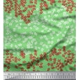 thumbnail image 1 of Soimoi polyester Crepe Fabric Artistic Floral Printed Craft Fabric by the Yard 52 Inch Wide, 1 of 5