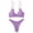 Purple, variant on Bikini Swimsuit Women Swimwear Push Up Bikini Set Thong Brazilian Bathing Suit Beach Wear V Neck Bikini,S