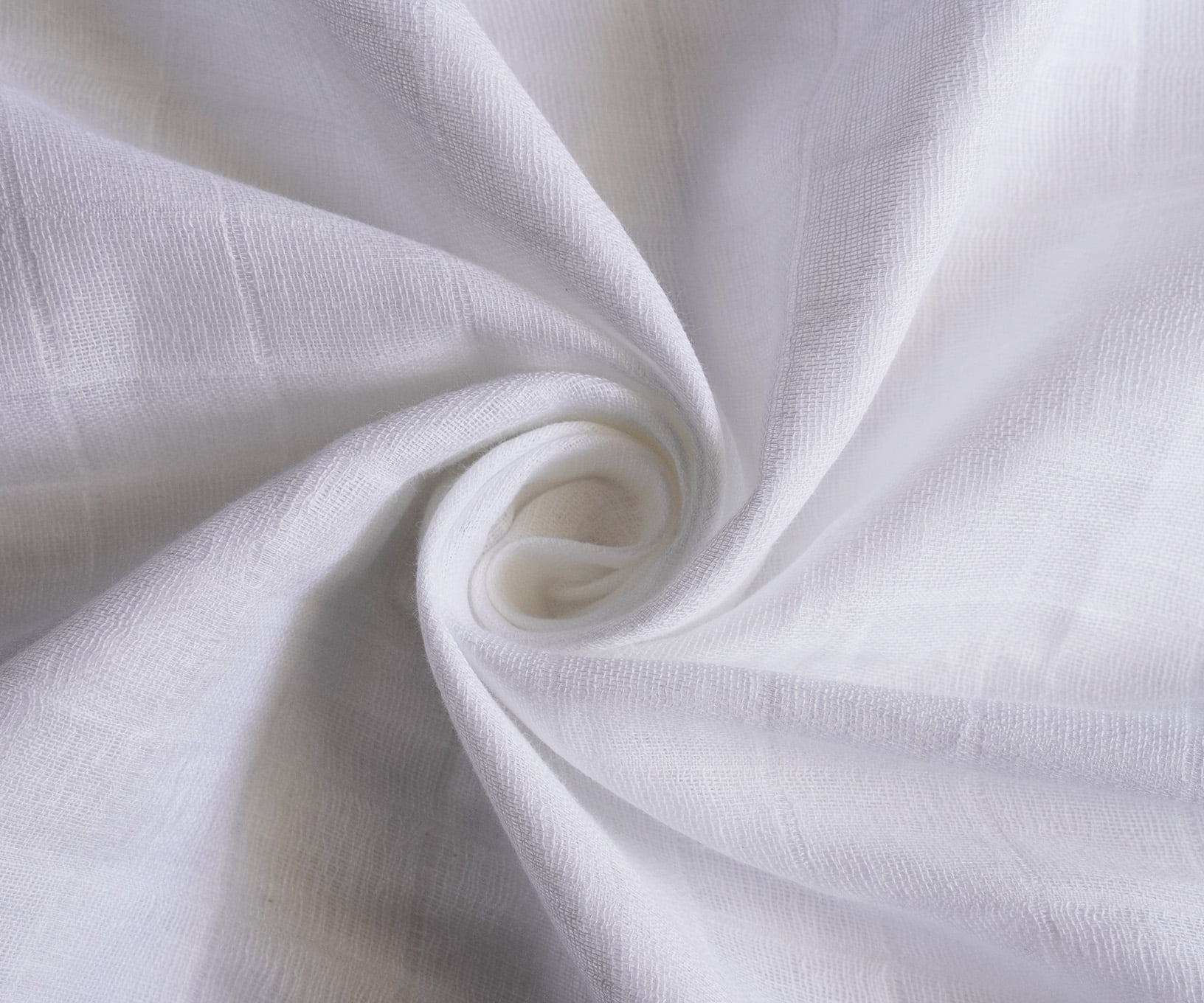 Soimoi White 100% Cotton Muslin Fabric - 46 Inch Wide x 5 Yards | Lightweight, Sheer & Versatile Material for Quilting, Draping, Mockups & Crafts